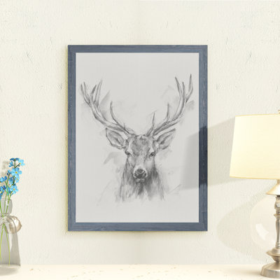 " Contemporary Elk Sketch I " by Paul Cezanne