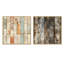 Mullen - Ensemble de 2 collages abstraits carrés-101851408-101851410