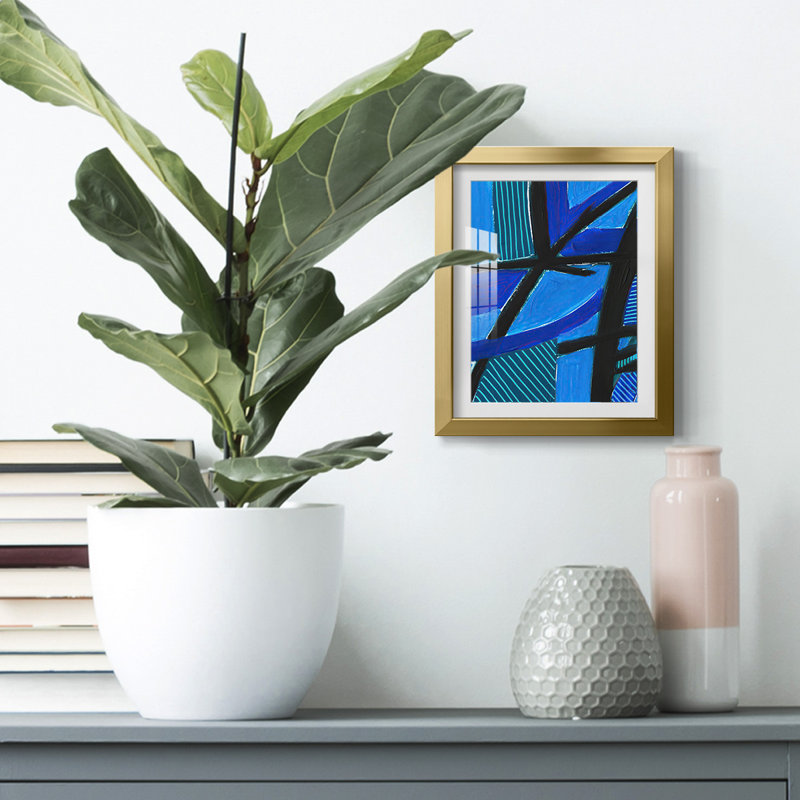 InvolvedBluesII-Framed Print, 25.5" H x 17.5" W