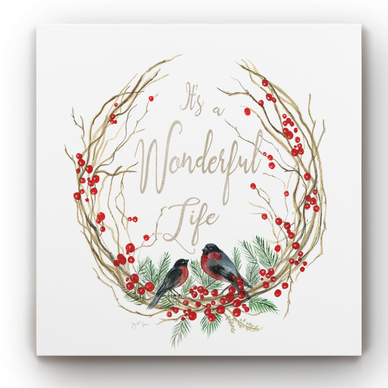 « it is a merveilleuse life oiseau », impression sur toile tendue, H 32 po x l 32 po x P 1 po