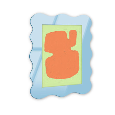 Orange and Lime  Acrylic Wall Frame by NOTORIART