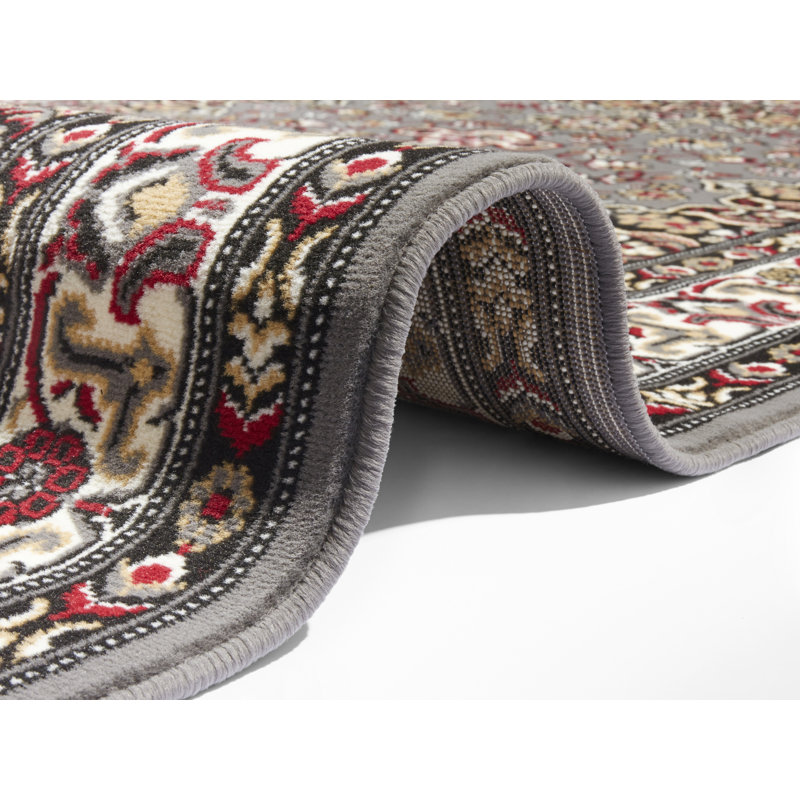 Parun Täbriz Tufted Grey Rug, Rectangle 200 x 290cm