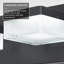 Luminaire de salle de bain moderne à DEL pour salle de bain en acrylique transparent noir mat 3 lumières