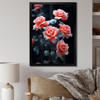 " Pink Flowers Coral Serenade "