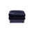 Cuir véritable bleu sélectionné