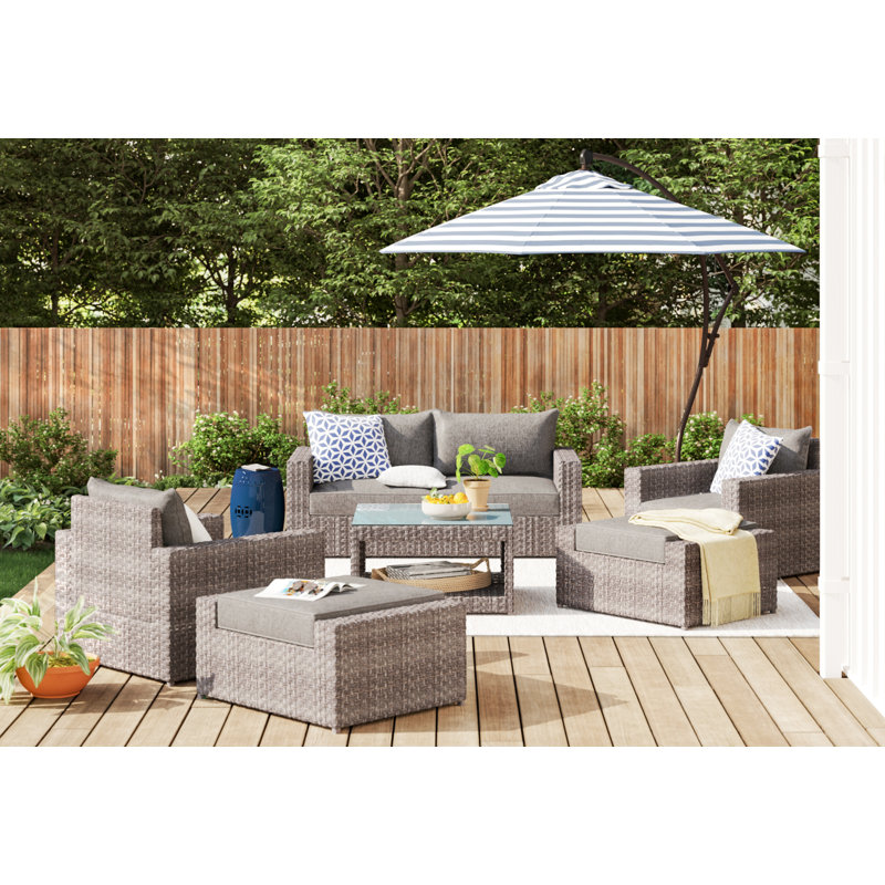Tabouret de jardin 17 po Asa, Bleu de cobalt
