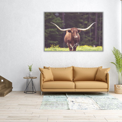 Fleurs de Longhorn - reproduction d'art sur toile