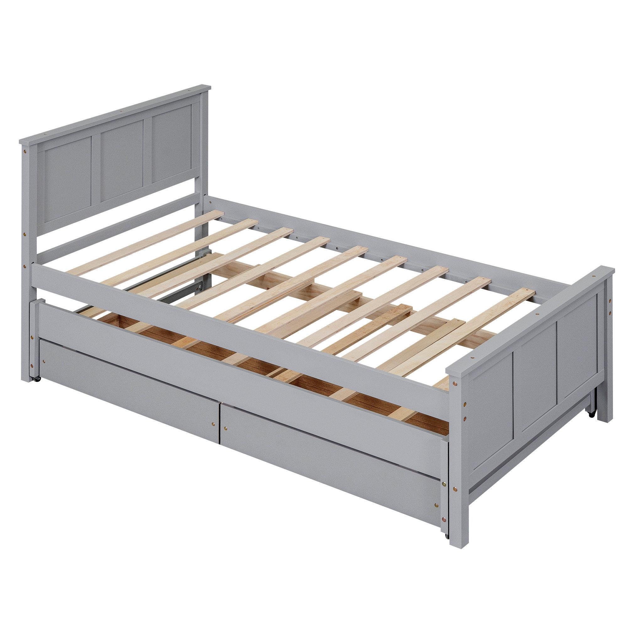 Lark Manor Atrell Solid Wood Platform Storage Bed | Wayfair