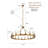 Armistead 18 - Light Wagon Wheel Chandelier-179171096