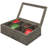 MyGift 8 Compartment 12" L Tea Box
