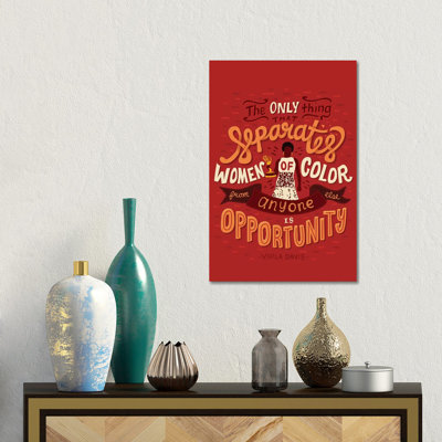Viola Davis Quote by Risa Rodil - Gallery-Wrapped Canvas Giclée on Canvas
