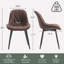 Chaise d'appoint rembourrée en similicuir Chardee-563054730