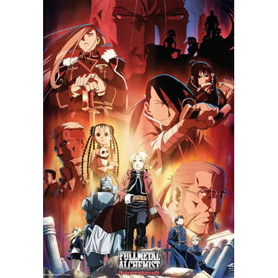 «ACHETER DE L'ART POUR MOINS» sous licence officielle Fullmetal Alchimist confrérie, affiche d'art 24 x 36 po - reproduction décorative - papier affiche - prête à encadrer