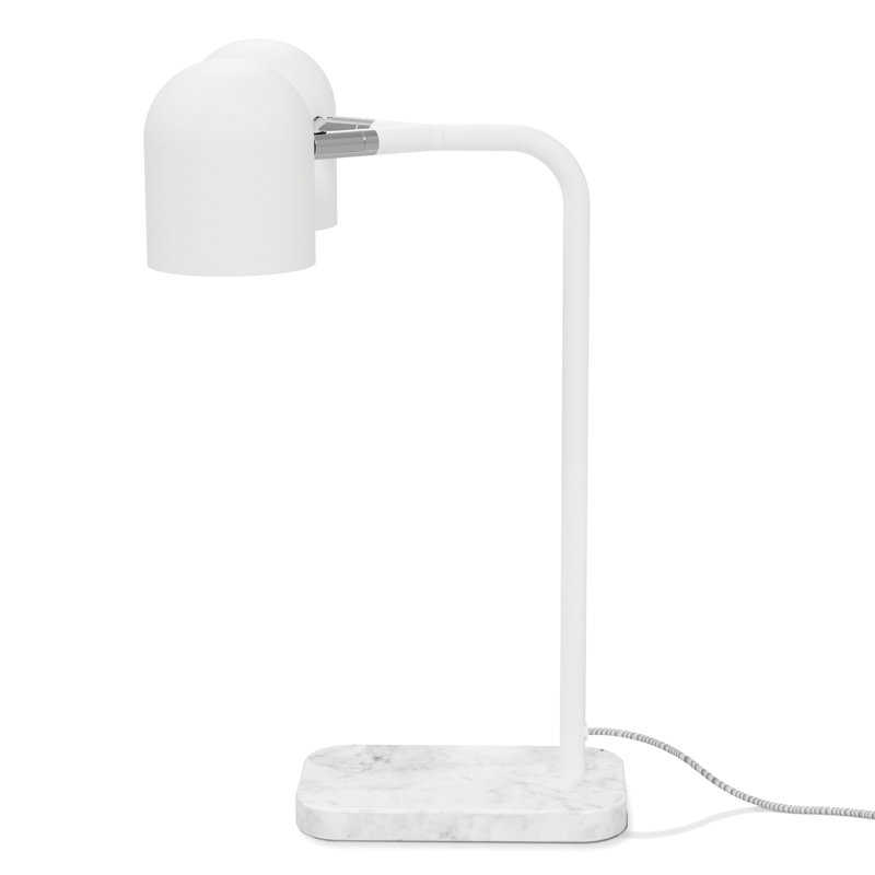 Tandem Table Lamp, White
