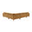 Mentzer 142" Wide Leather Match Right Hand Facing Corner Sectional with Ottoman-1551407529