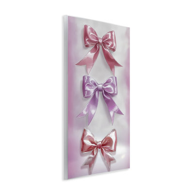 Plaque murale Blush and Satin Elegance, design par Annabelle Hall