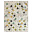 Falling Squares Cowhide Argyle Area Rug