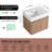 Kenzia 23.94'' Single Bathroom Vanity with Resin Top