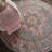 Abbate Oriental Gray/Pink Area Rug-1524812794