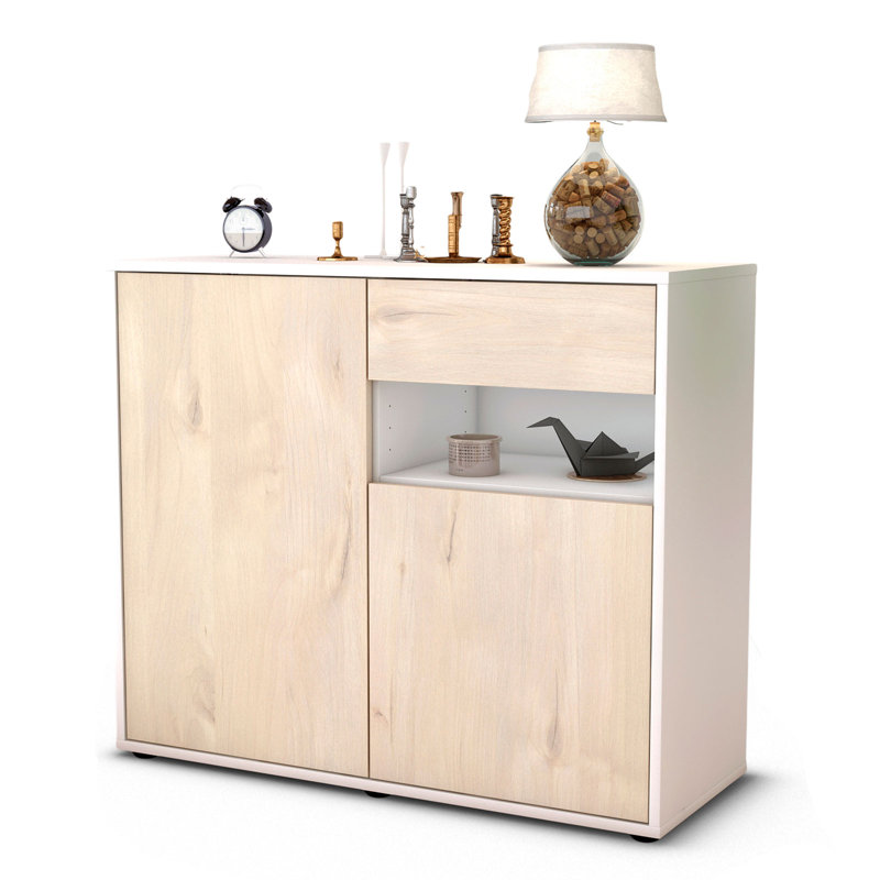 Rayburn 92cm Sideboard, White/Cedar