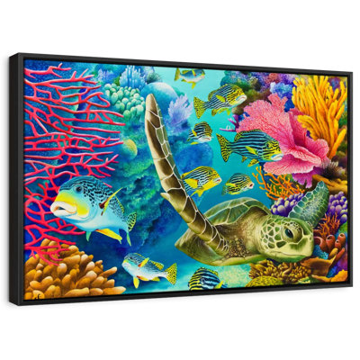 Nautical " Coral Canyon Wall Art "