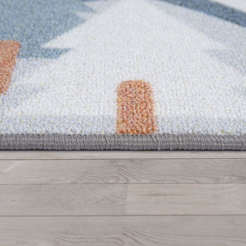 Cadence Machine Woven Polypropylene Rug, Rectangle  3'11.25" x 5'3"