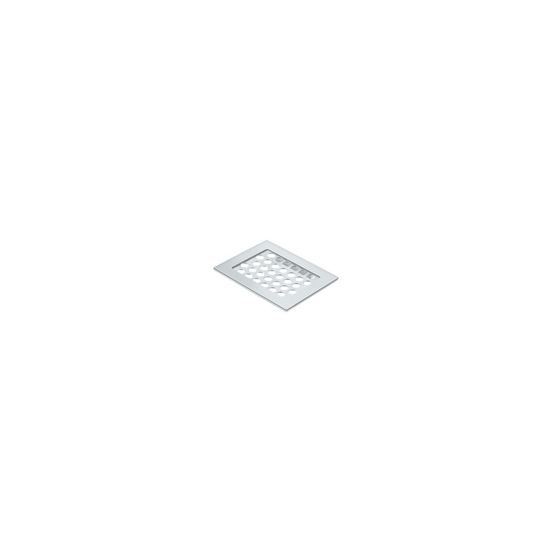 Deltana WBHDSD55U26 Bathroom Basket HD Soap Dish 4-3/8" x 5-1/2" in Polished Chrome