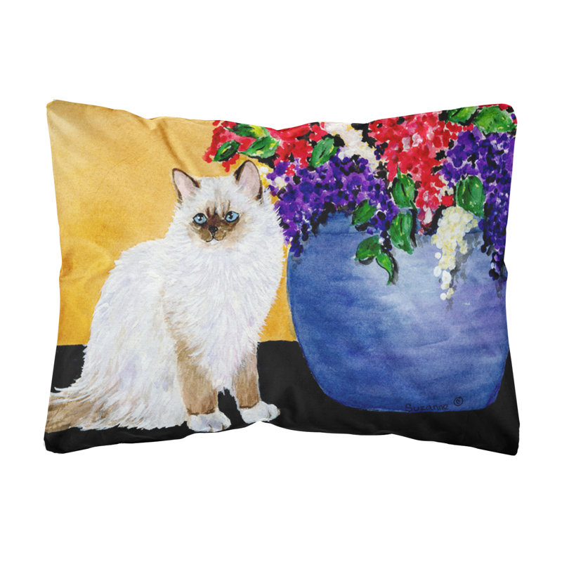 Coussin décoratif intérieur/extérieur ragdoll