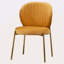 Chaise de salle à manger en velours-118100631