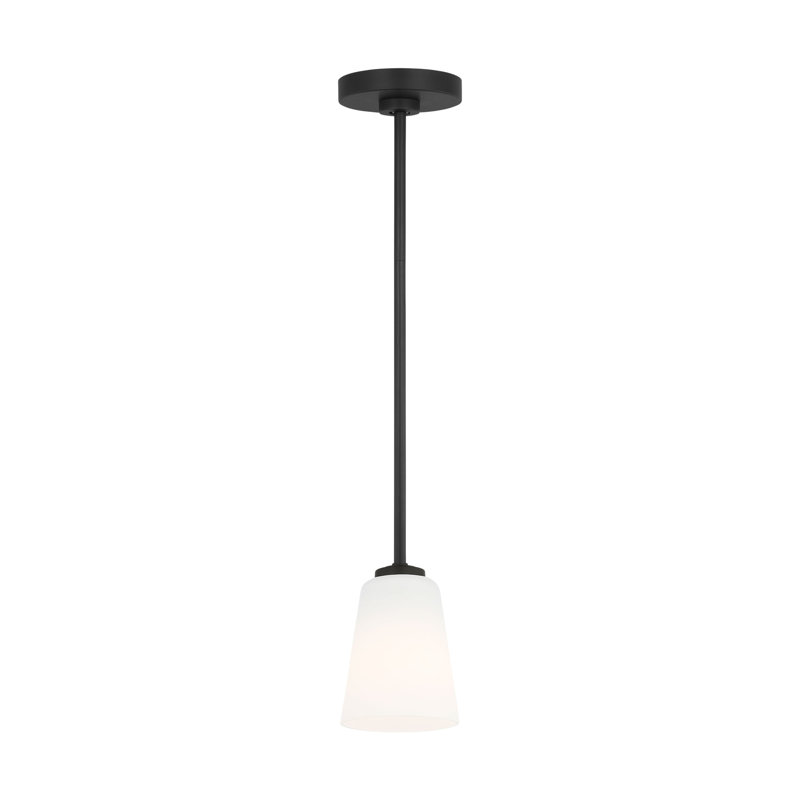 Mini-luminaire suspendu à une lumière Miles de génération Lighting , Nuit noire, White