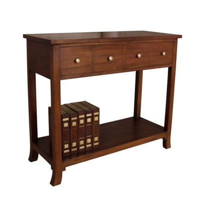 Edvin 95cm Solid Wood Console Table