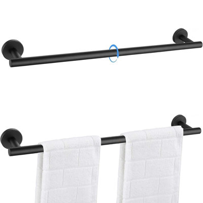 2 PacksTowel Rack For Bathroom, 24 Inch Towel Bar Towel Rod Towel Holder Wall Mount SUS304 Stainless Steel