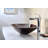 ANZZI Vonu 16.1'' Rich Timber Tempered Glass Square Bathroom Sink