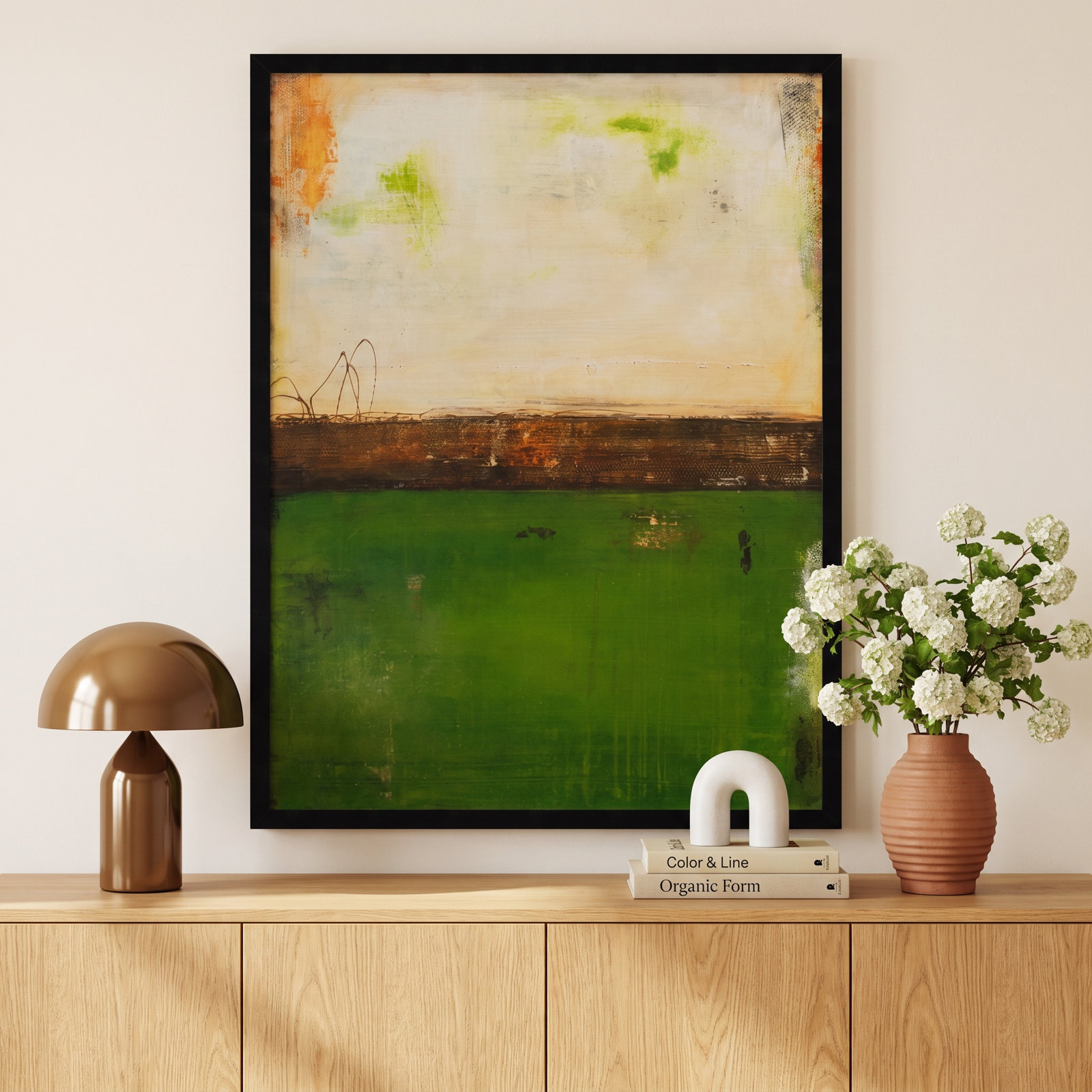 Forest Hill Trail Print by Erin Ashley, 33" H x 25" W, Black