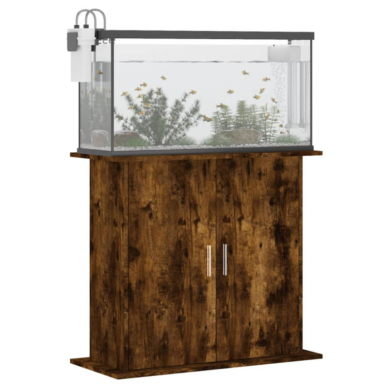 Emsworth Aquarium Stand, Smoked Oak