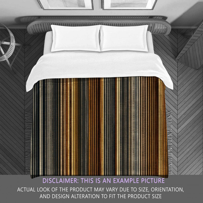 Polyester Striped Comforter, Queen Comforter
