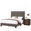 Mobilier de chambre à coucher élégant capitonné 1pc
