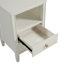 Table de chevet à 2 tiroirs Winston - Blanc antique-462789819