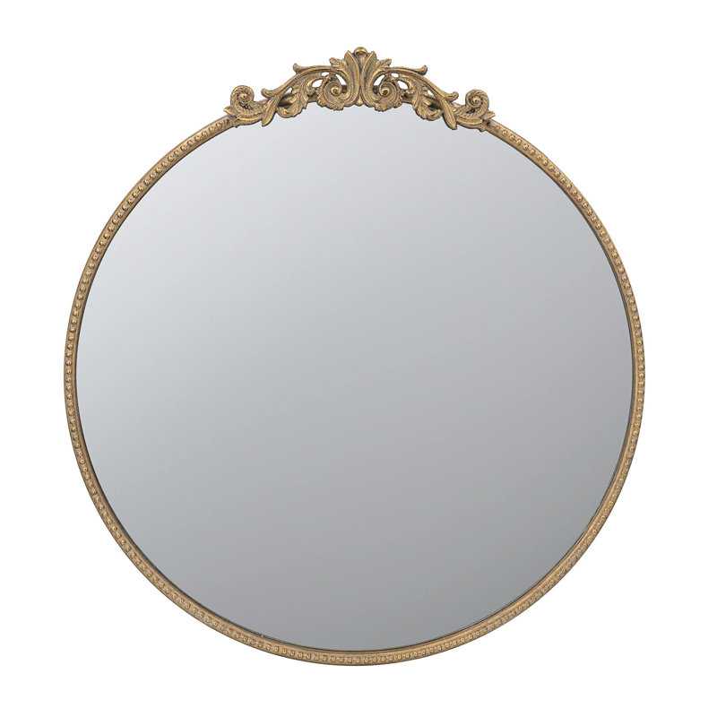Miroir 30 po x 32 po, Doré, 32 po x 30 po