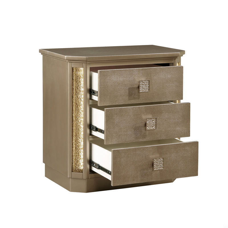 Table de chevet en bois