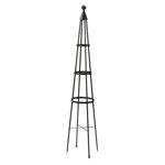 Mckayla 61'' H x 13'' W Iron Obelisk Trellis