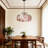 Tiffany Style Floral Hanging Lighting ,singe Head Stained Glass Pendant Light Fixture For Dining Room