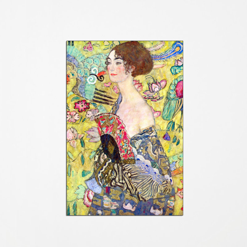 Gustav Klimt - Wrapped Canvas Painting, 90cm H x 60cm W x 1.8cm D