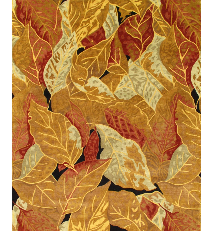 Wool Floral Indoor Rug