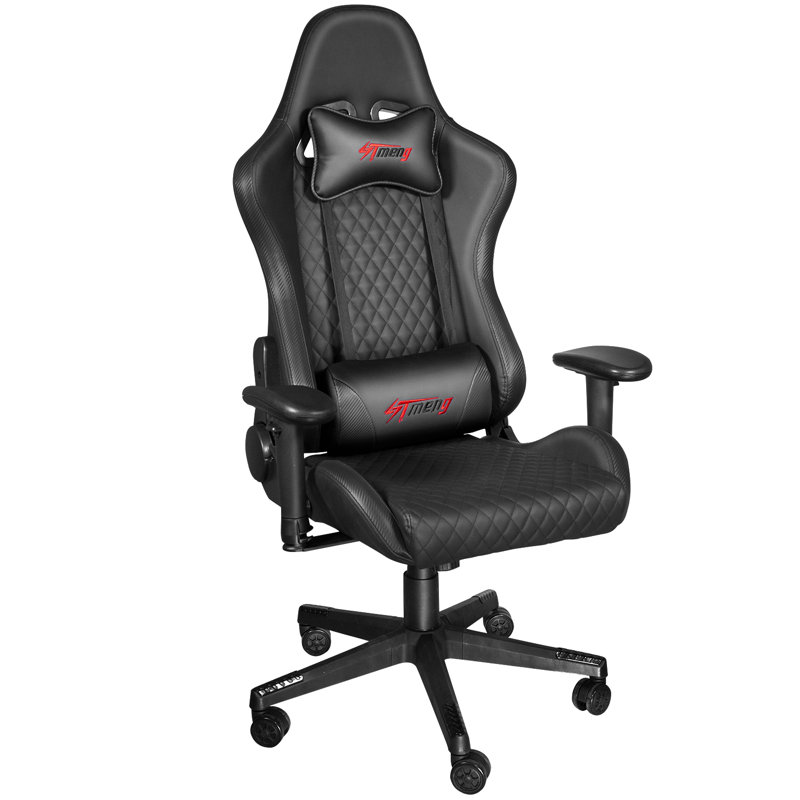 Fauteuil de jeu PC et de course, Noir