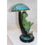 Statue de grenouille avec parasol Zev - taille: L 11 po x l 10 po x H 22 po.