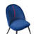 Stylish Velvet Dining Side Chairs With Sleek Black Metal Legs - Set Of 4-1796898148