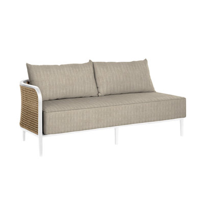 Havana 57" Wide Outdoor Loveseat with Cushions