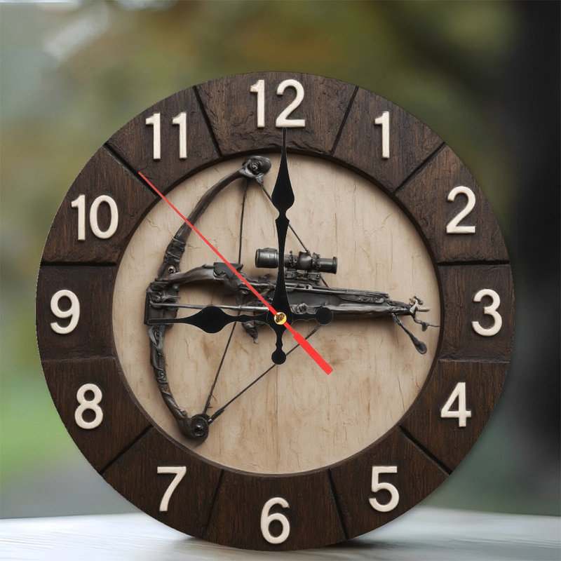 Horloge avec arbalète et portée