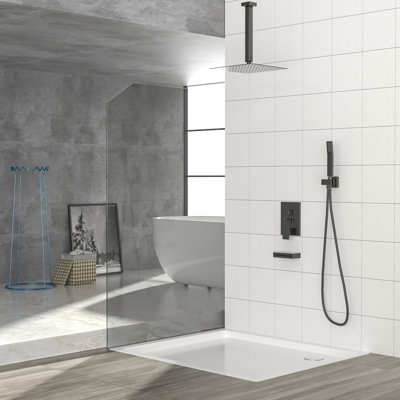 Ensemble de douche multifonction en acier inoxydable de conception luxueuse pour une expérience de bain relaxante